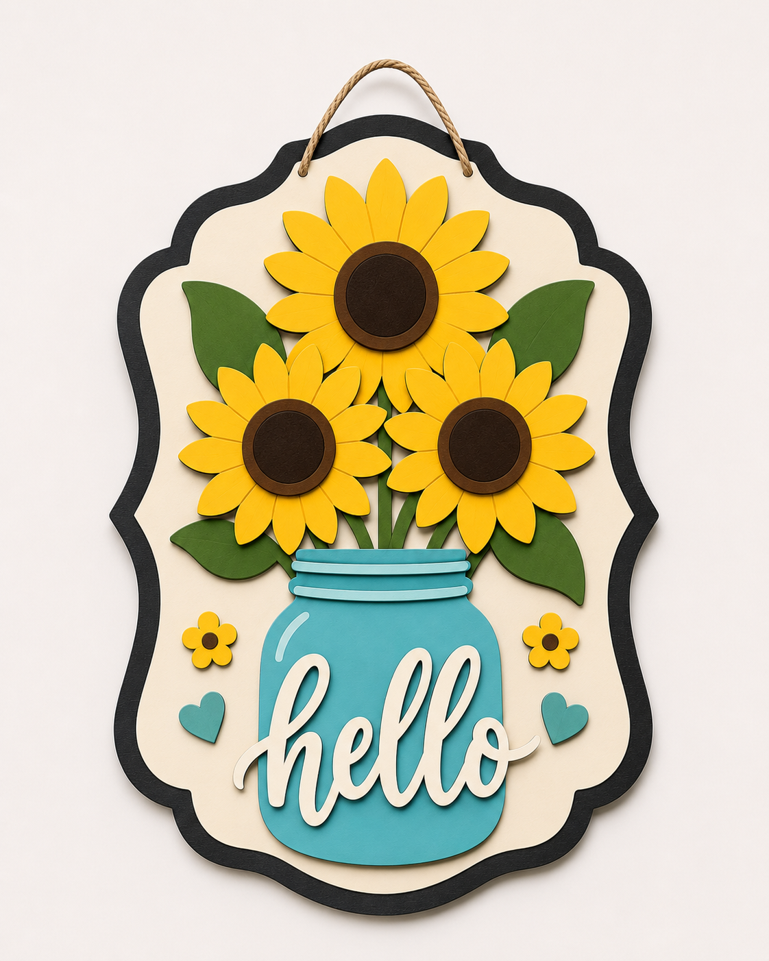 Sunflower Door Hanger