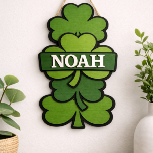 Stacked Shamrocks Sign