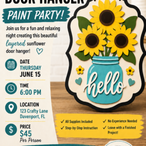 Sunflower Paint Party